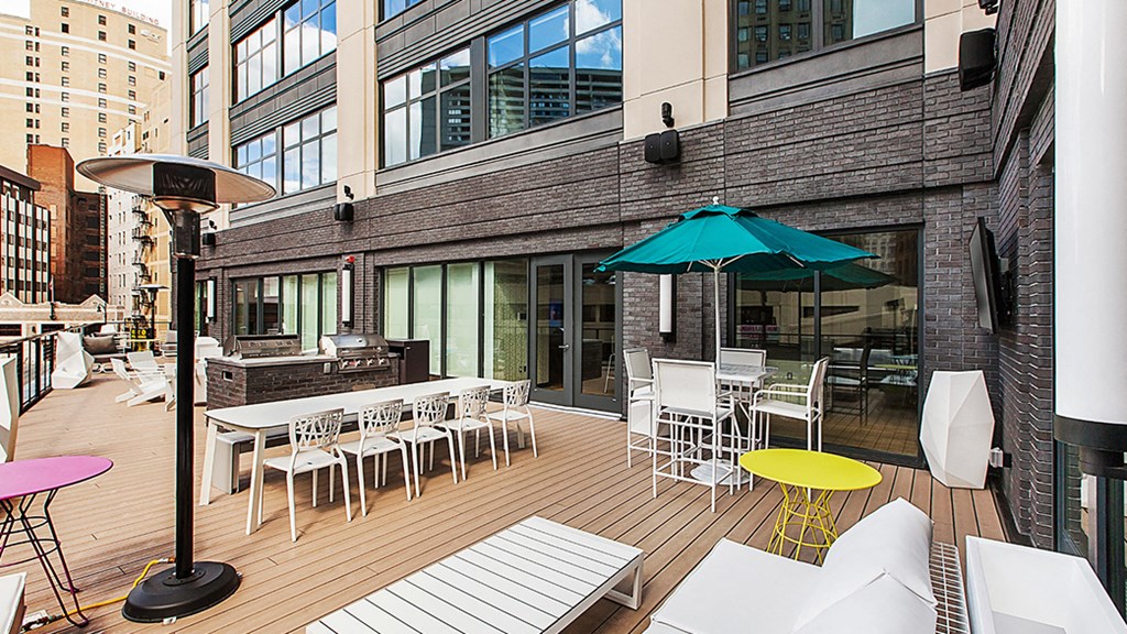 Outdoor Kitchen at 28Grand, Detroit, MI, 48226