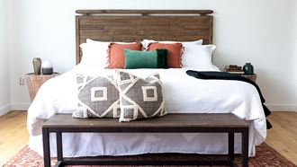 Bed in Bedroom Bed in Bedroom at The Assembly, Michigan, 48216