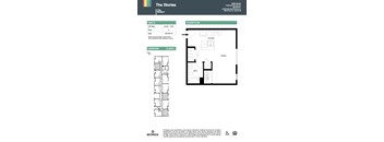 the floor plan of the studio apartment