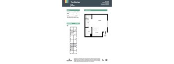 the floor plan of the apartment