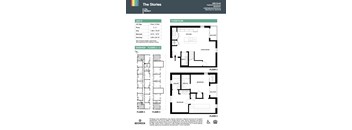 the floor plans of the apartments