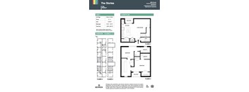 the floors of the floor plans are shown in this image