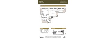 N2 Floor Plan at Book Tower, Detroit