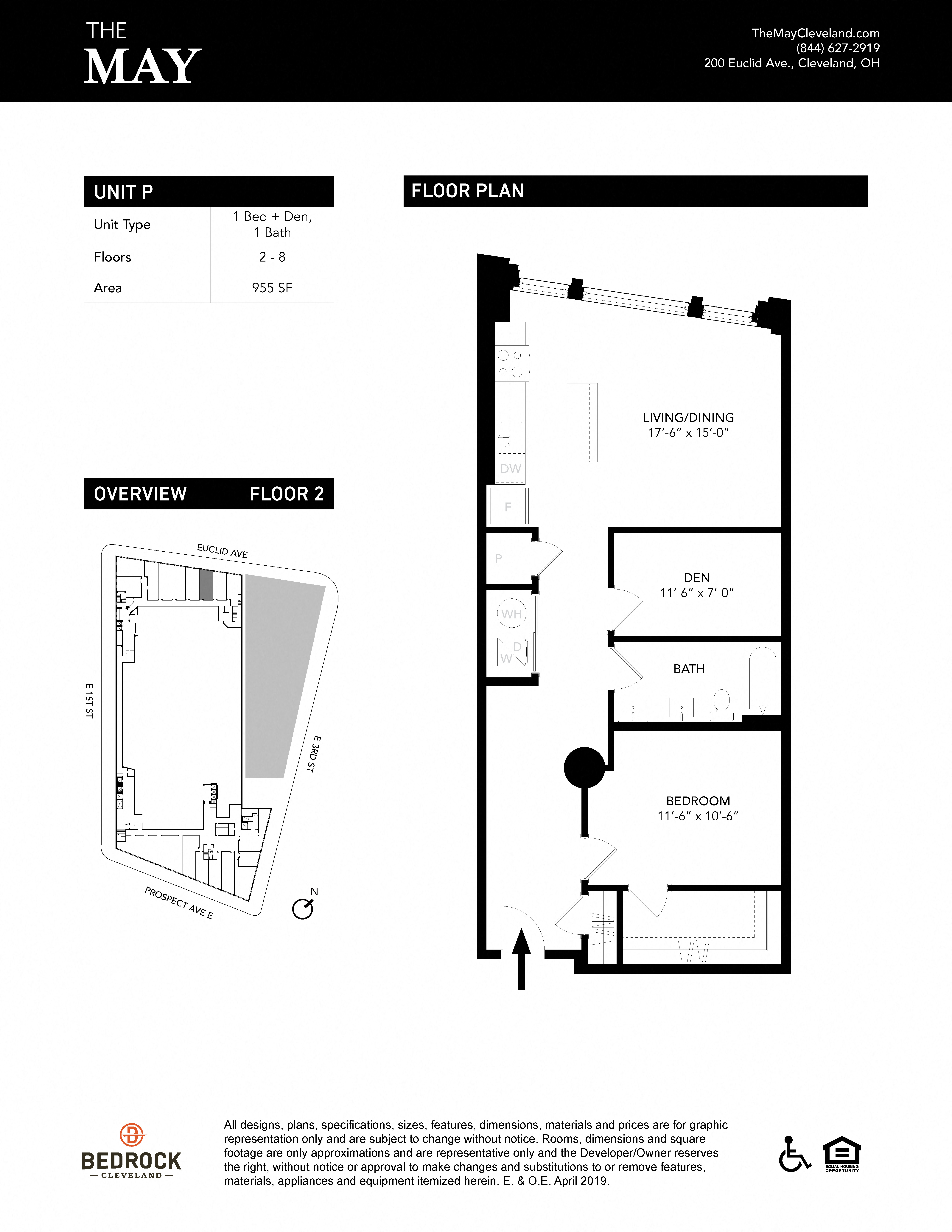P Floor Plan at The May, Ohio