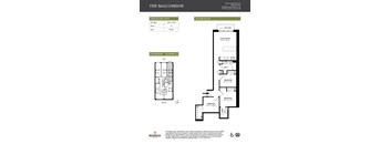 The Ellington Floor Plan at The Malcomson, Michigan, 48226