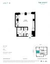 B Floor Plan B Floor Plan at The Stott, Detroit, Michigan