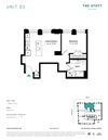 D2 Floor Plan D2 Floor Plan at The Stott, Detroit, MI, 48226
