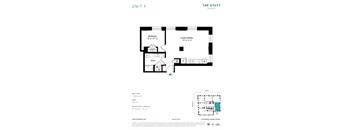 F Floor Plan at The Stott, Detroit, 48226