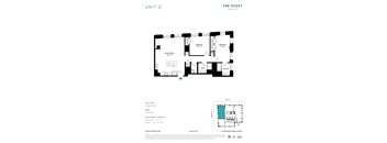G Floor Plan at The Stott, Detroit, Michigan