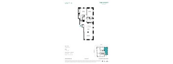 H Floor Plan at The Stott, Detroit