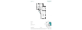 L Floor Plan at The Stott, Detroit, MI
