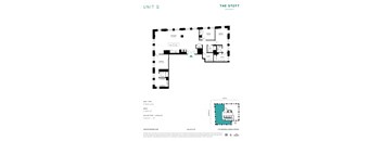 Q Floor Plan at The Stott, Detroit
