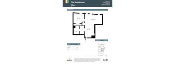 the residence 1 bedroom floor plan apartments for rent