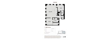 Unit1 Floor Plan at Vinton, Detroit