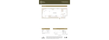 D2 Floor Plan at Book Tower, Detroit, MI