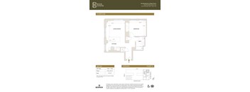 M2 Floor Plan at Book Tower, Detroit, Michigan