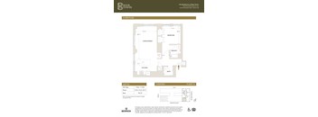 R2 Floor Plan at Book Tower, Detroit, 48226