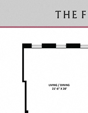 The Skillman Floor Plan The Skillman Floor Plan at The Ferguson, Detroit, 48226