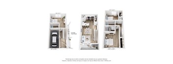 Chapin Floor Plan at Holmes Park Townhomes, Oregon City, OR