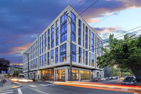 Building exterior at The Weidler in Portland, OR 97209