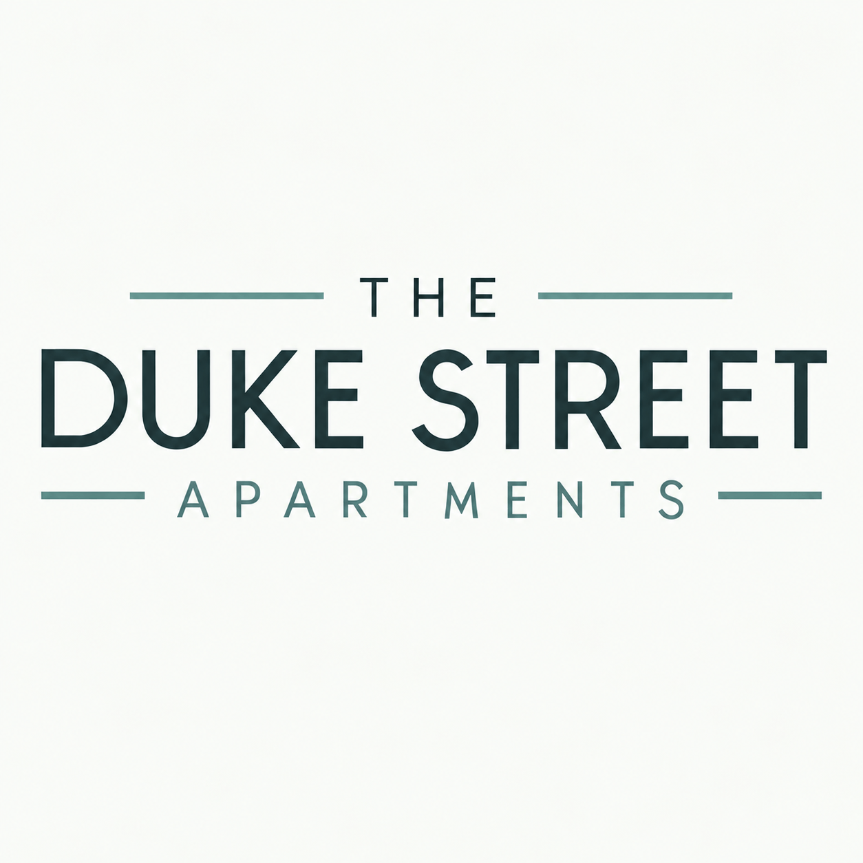 The image is a logo for "The Duke Street Apartments".