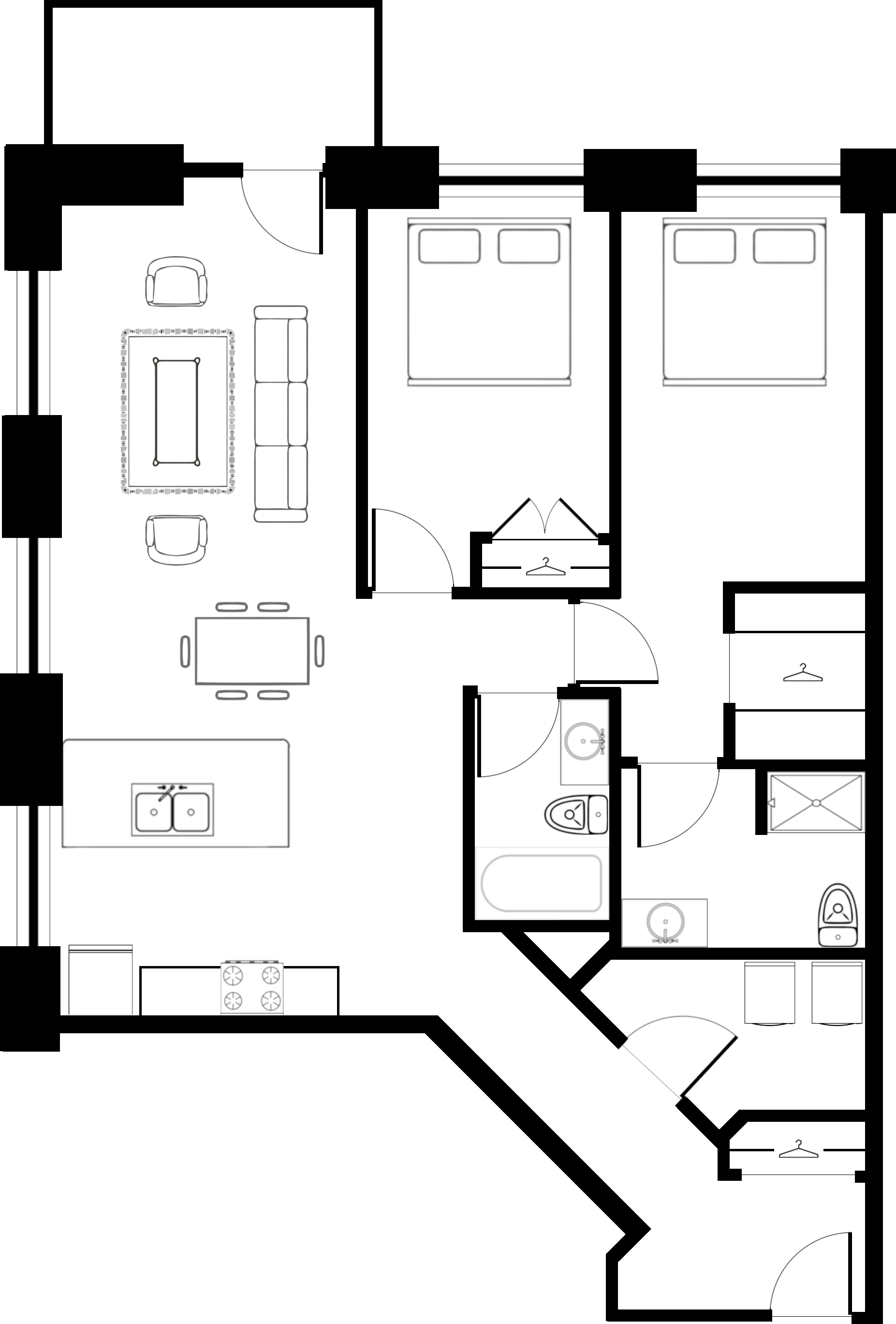 Apartments 210 & 310