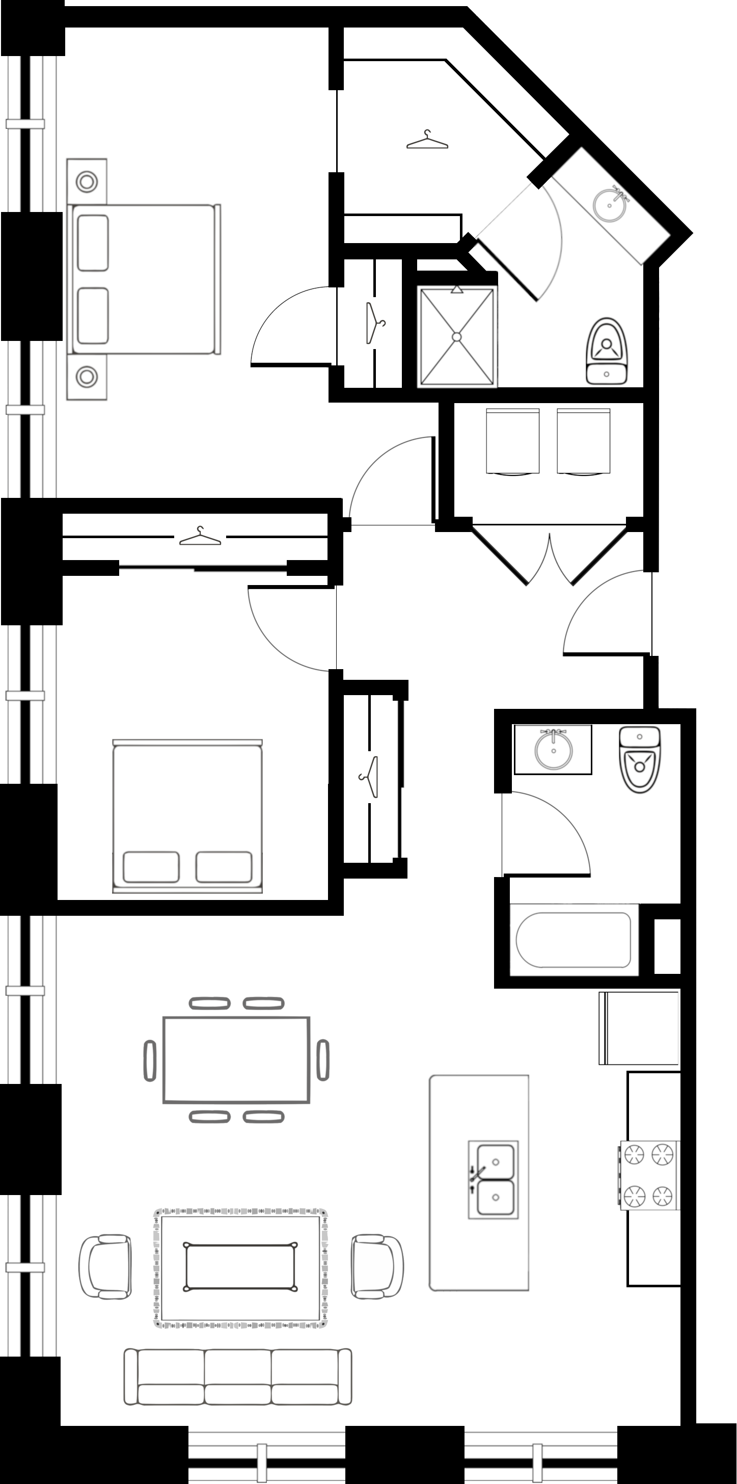 Apartments 211 & 311