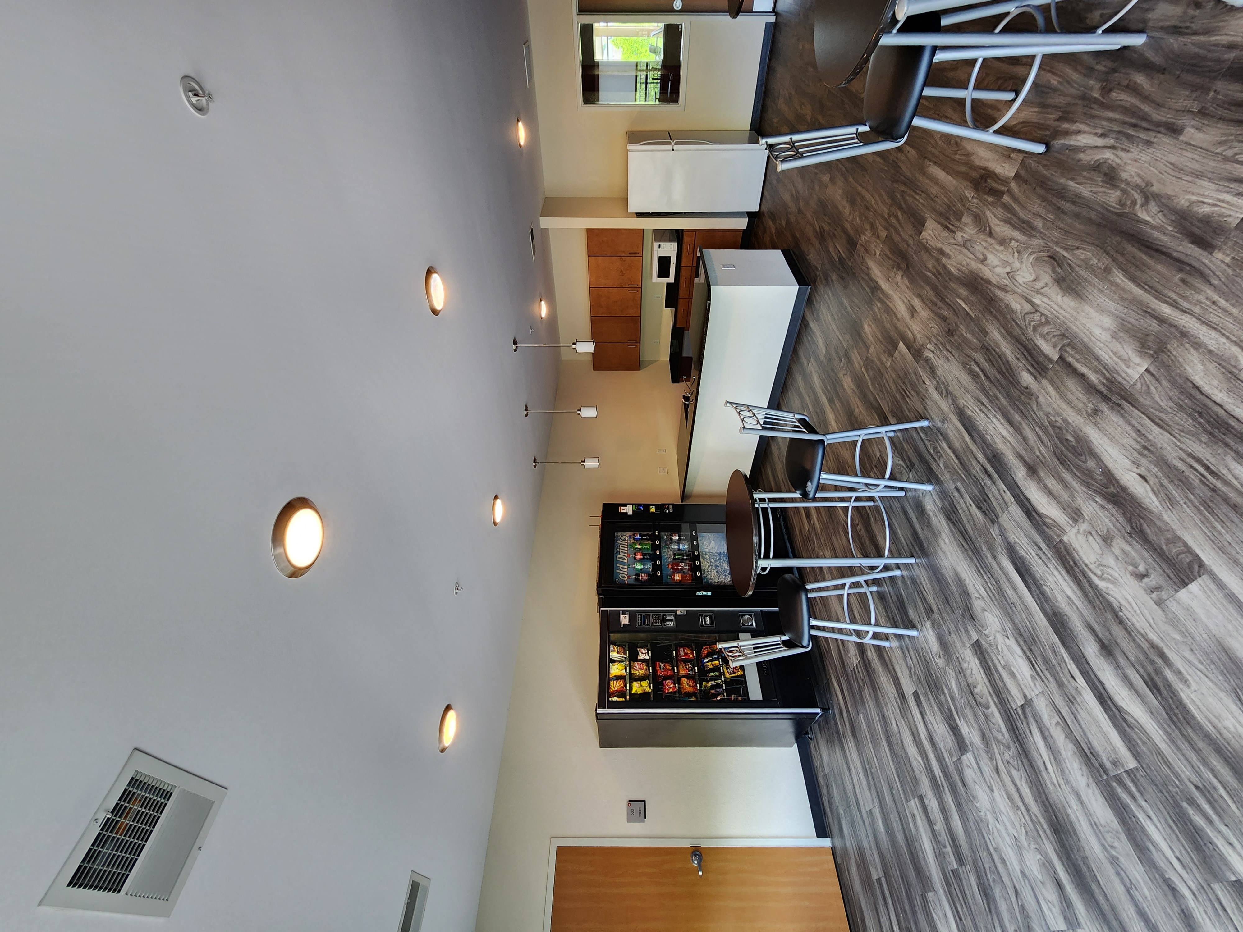 a view of the living room from the second floor