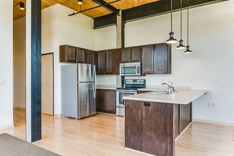 Interior high ceilings