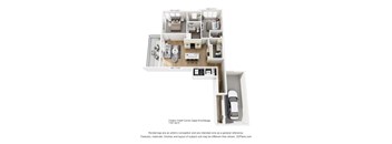 A 2 Bedroom 2 Bathroom Upper 2 Bedroom Garage apartment.