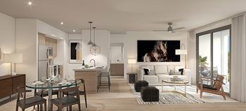 Kitchen, Dining And Living at Altis Grand Suncoast, Land O' Lakes, 34638