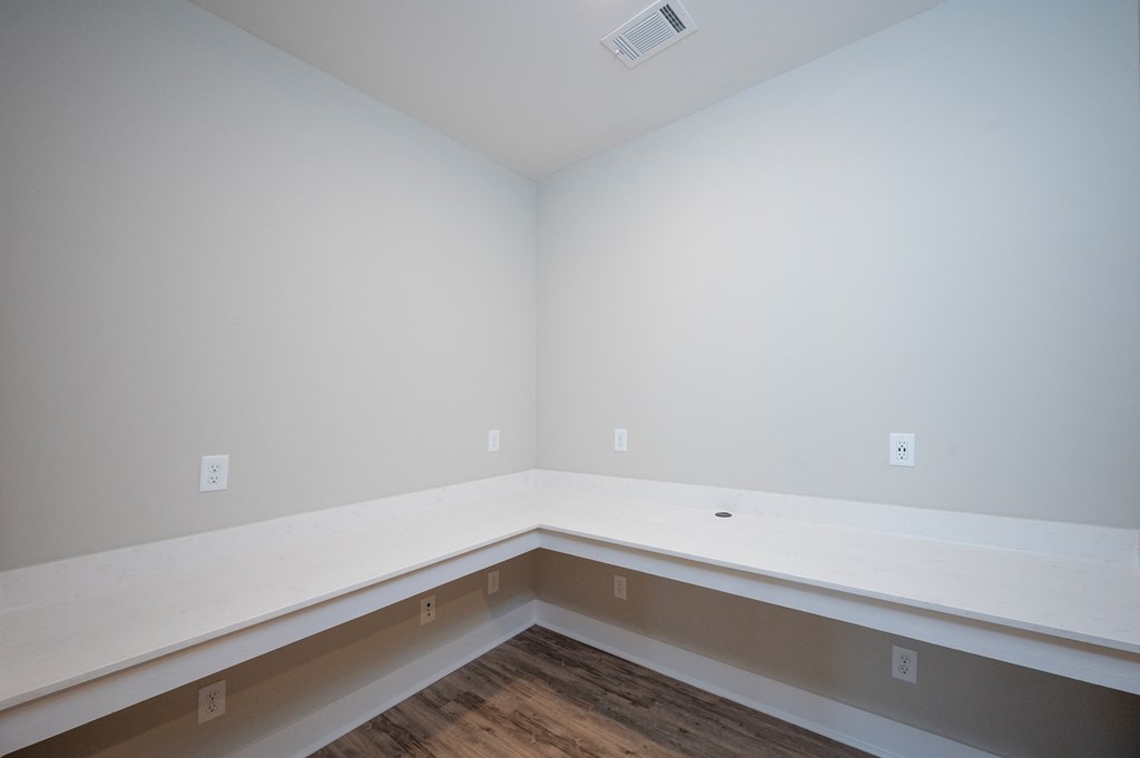 office with built in counters