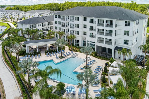 Aerial Pool View at Altis Grand Twin Lakes, Florida