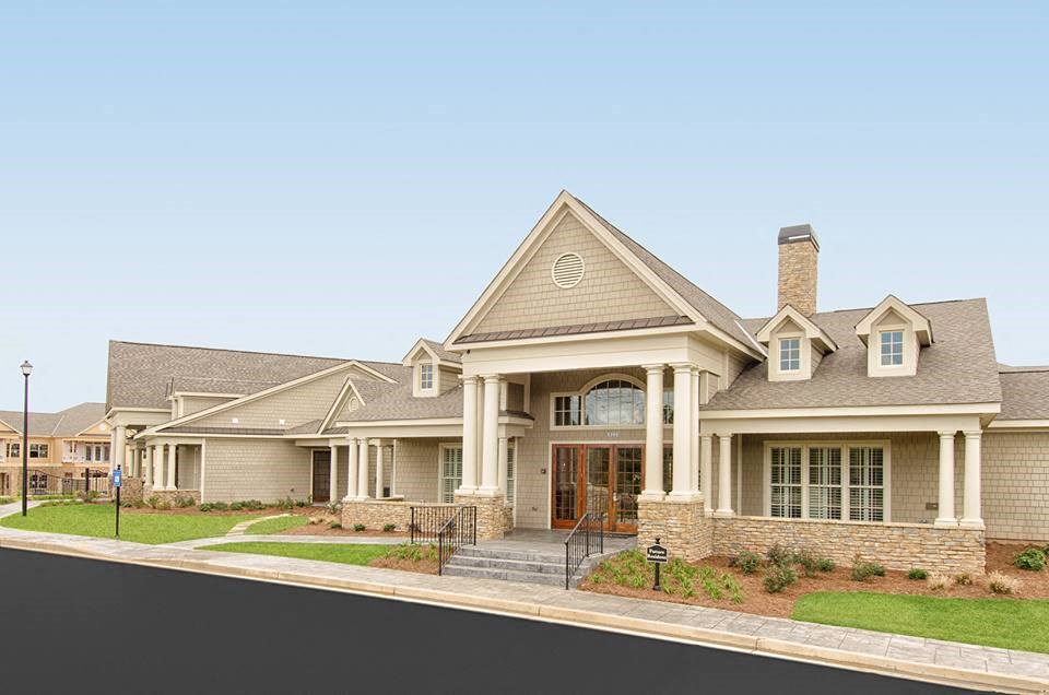 exterior of clubhouse