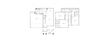 Three Bedroom Two and a Half Bath (1461 SF)