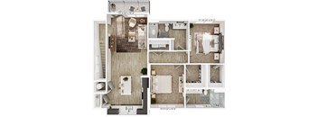 the 4 bedroom floor plan  sf renovated home