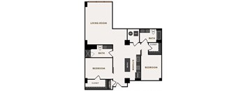 floor plan photo of the junction at white stone station in menomonee falls, wi