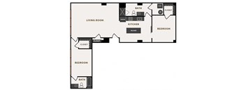 a floor plan of a house
