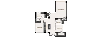 floor plan photo of the junction at white stone station in menomonee falls, wi