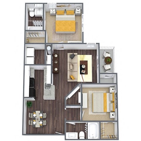 the floor plan of 2100 sq ft