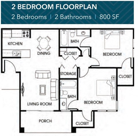 Lake Creek - 2 Bedroom