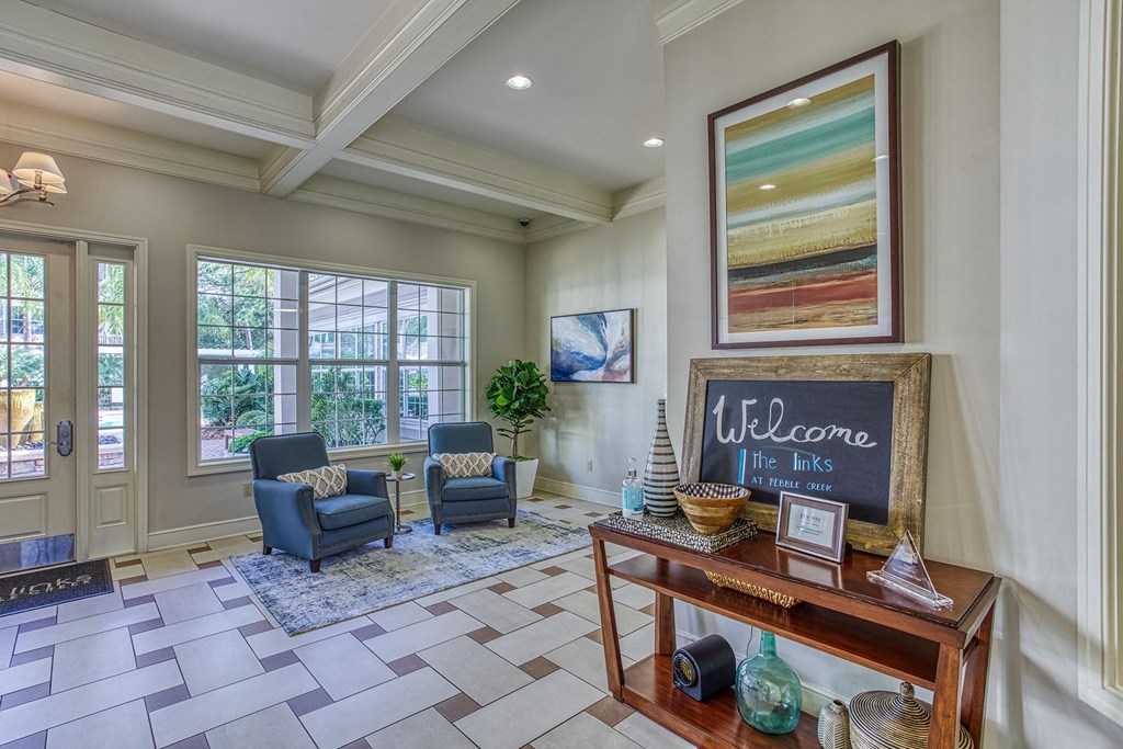 links at pebble creek leasing office