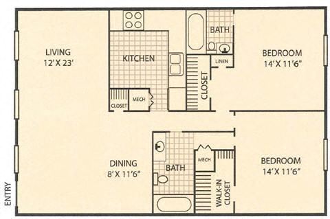 2X2L HIGHLAND TERRACE FLOOR PLAN