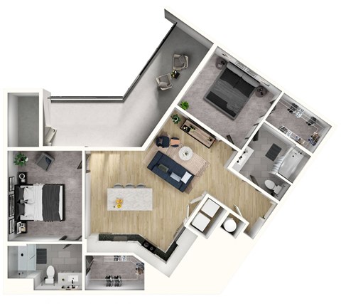 2B Floor Plan