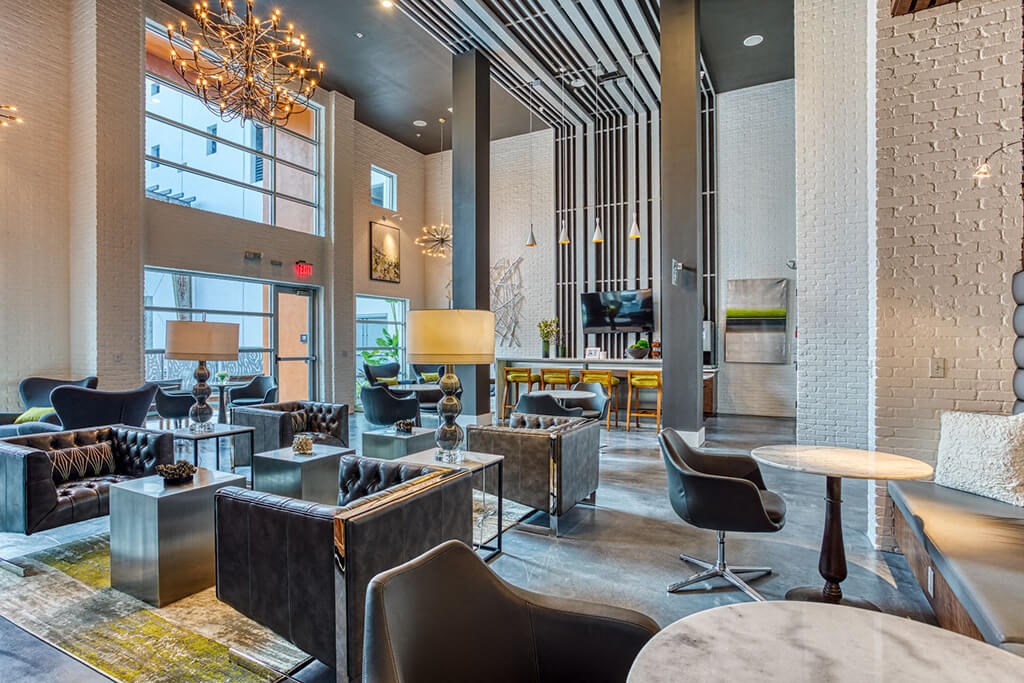 Resident Lounge at The Parker at Maitland Station, Maitland, FL