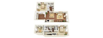 1450 Square-Foot C1 Floor Plan at Legacy, Tampa, Florida