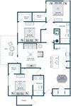 3 bedroom floor plan