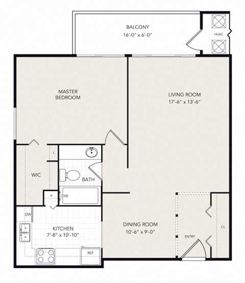 a floor plan of a two bedroom apartment