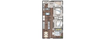 Three Bedroom, One and Half Bath