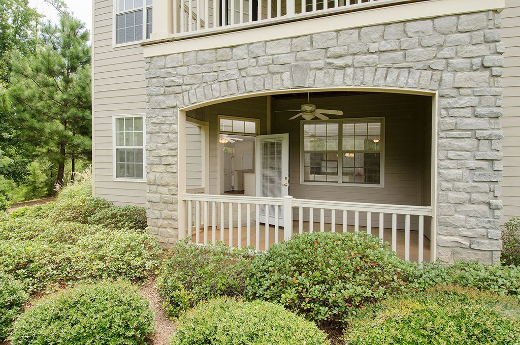 exterior view of private deck
